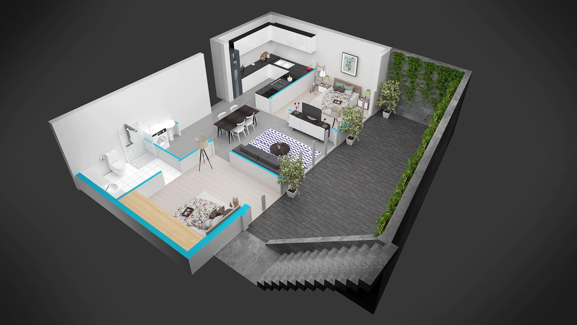 floor plan rendering